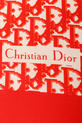 Christian Dior Oblique Monogram Scarf logo @ Recess LA 