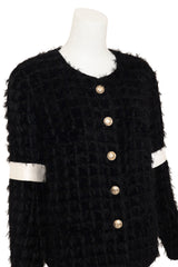  Chanel Eyelash Tweed Jacket on mannequin close @ Recess LA