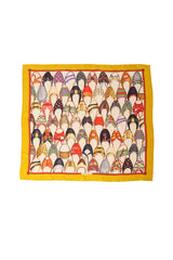 Vintage Salvatore Ferragamo History Of Shoes Silk Scarf @ Recess LA