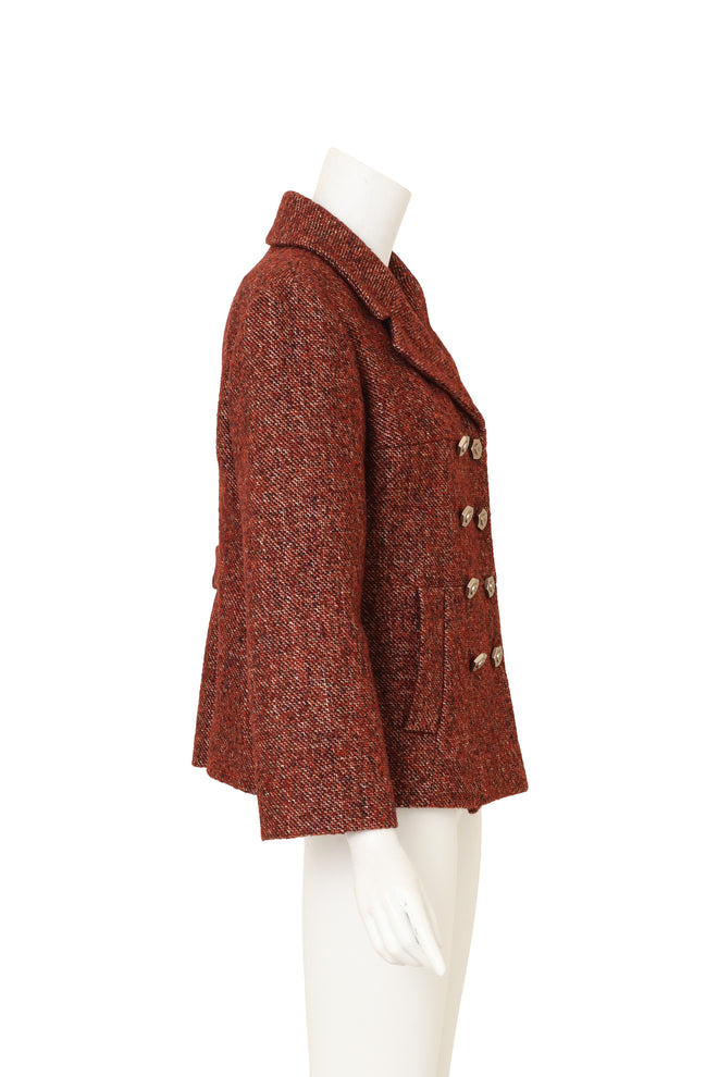 2018 F/W Tweed Hex Button Jacket by Chanel on mannequin @ Recess LA