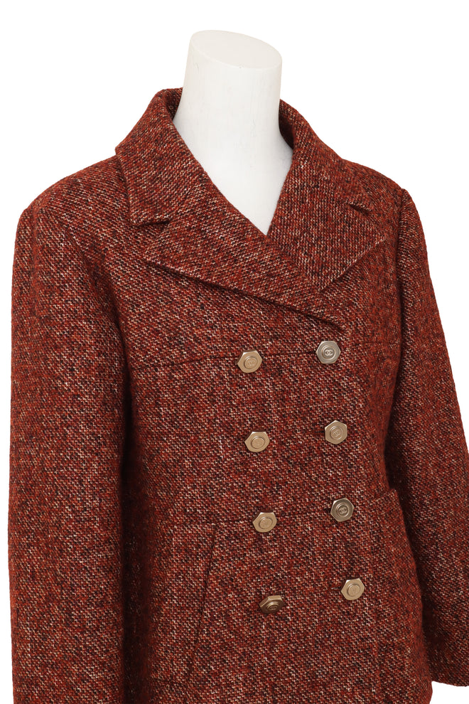 2018 F/W Tweed Hex Button Jacket by Chanel on mannequin @ Recess LA