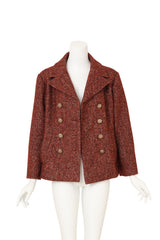 2018 F/W Tweed Hex Button Jacket by Chanel on mannequin @ Recess LA