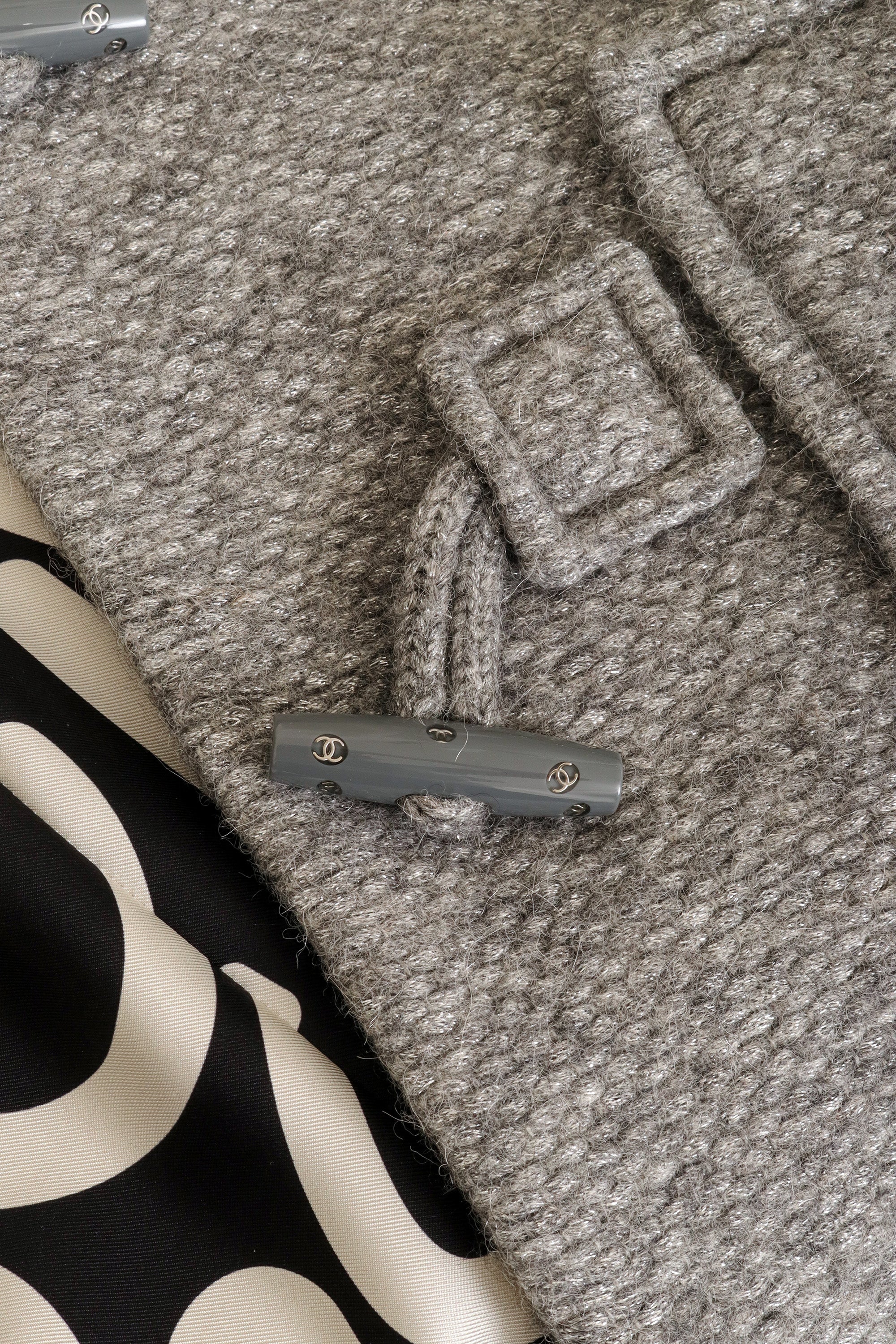 Chanel Wool Toggle Jacket by Chanel toggle close @ Recess LA