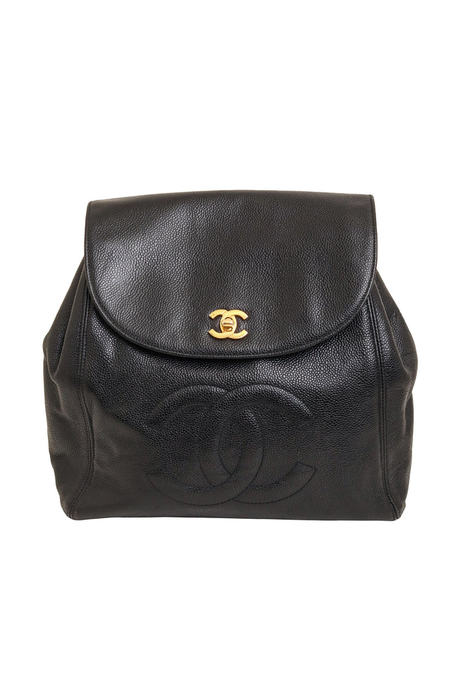 Vintage Chanel Caviar CC Backpack @ Recess LA