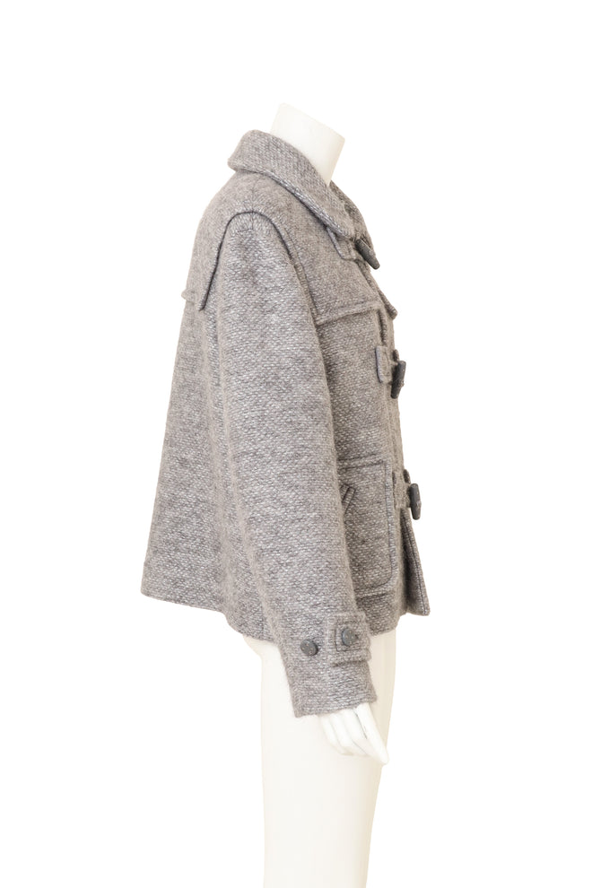 Chanel Wool Toggle Jacket by Chanel on mannequin side @ Recess LA