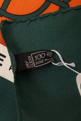 CELINE Horse Bit And Carriage Scarf label @ Recess LA 