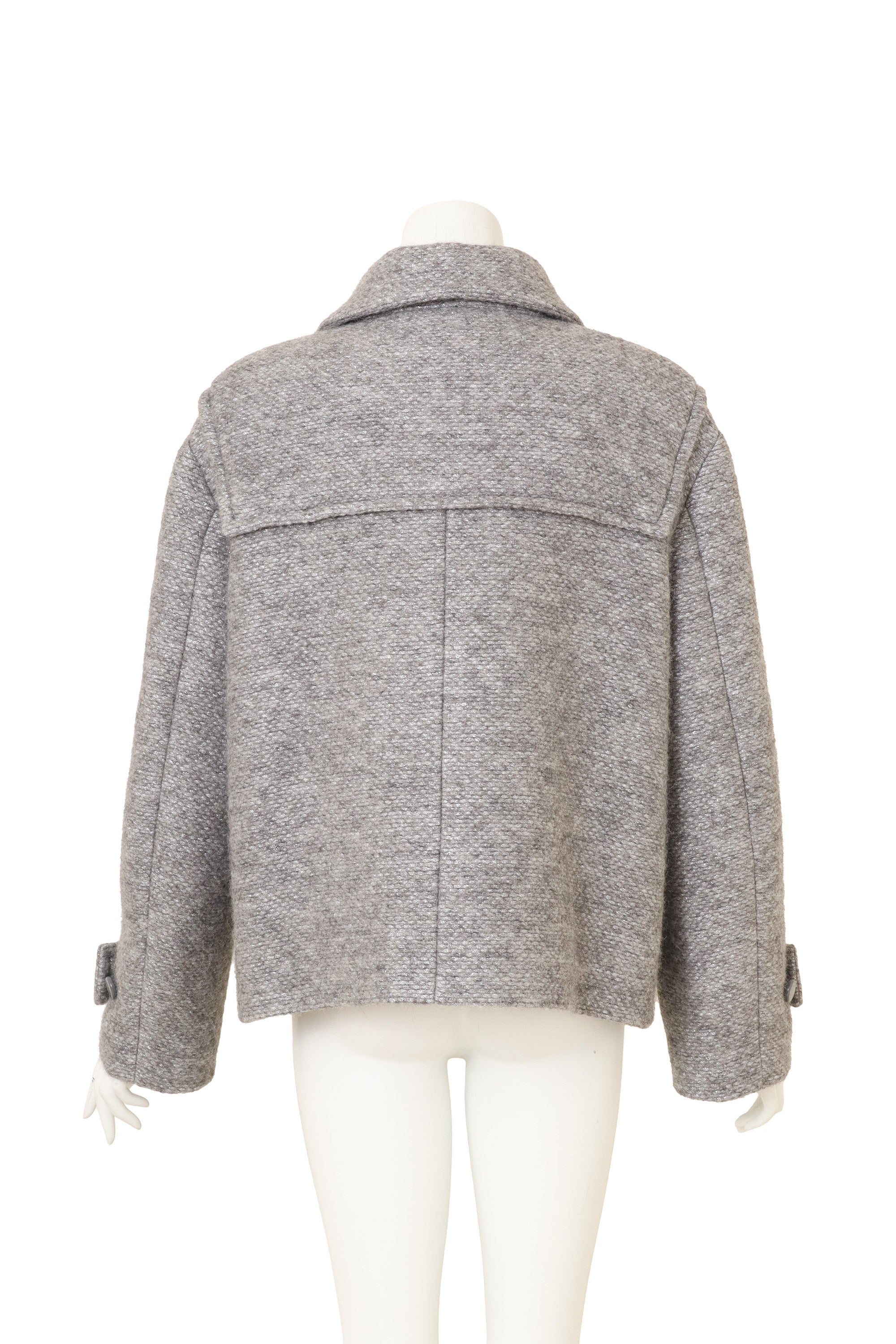 Chanel Wool Toggle Jacket by Chanel on mannequin back @ Recess LA