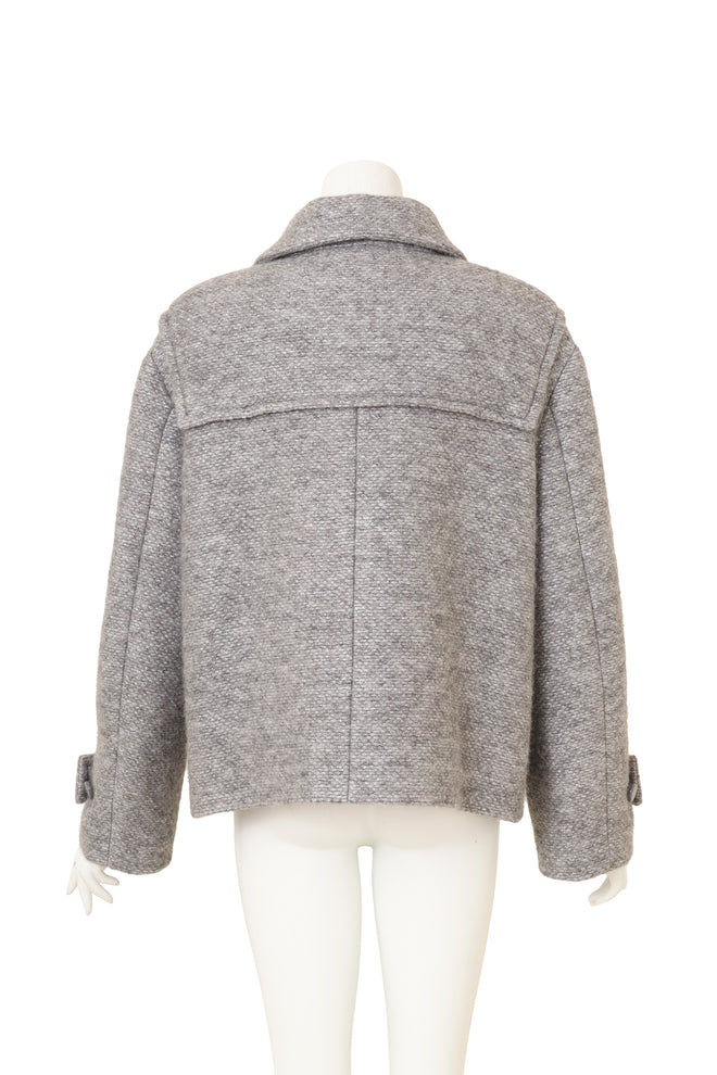 Chanel Wool Toggle Jacket by Chanel on mannequin back @ Recess LA