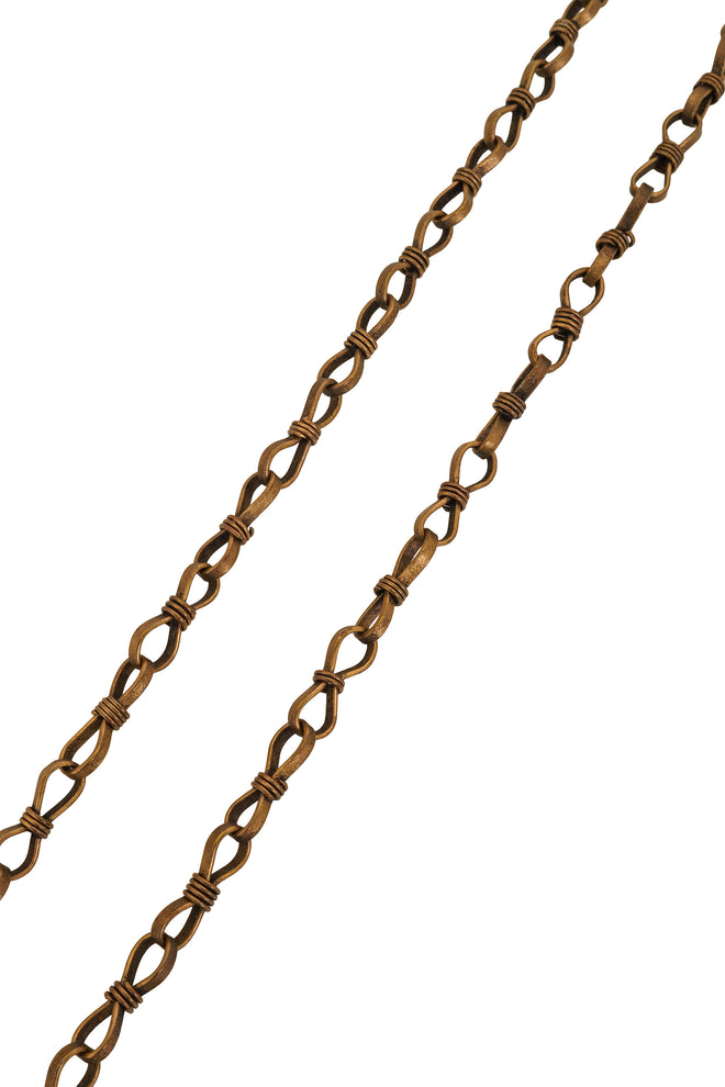 Moroccan Revival Fringe Pendant Necklace chain @ Recess LA