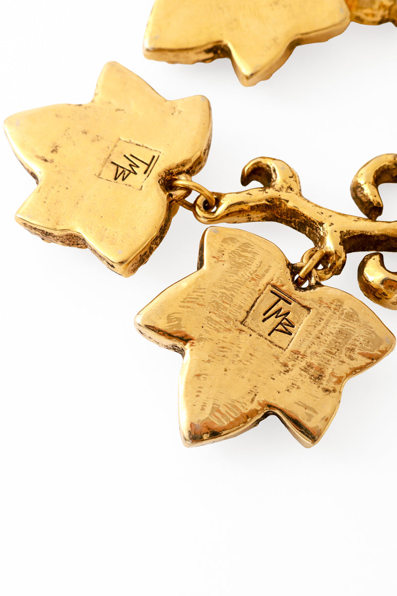 Acrylic Leaf Drop Earrings by TMB signature @ Recess LA