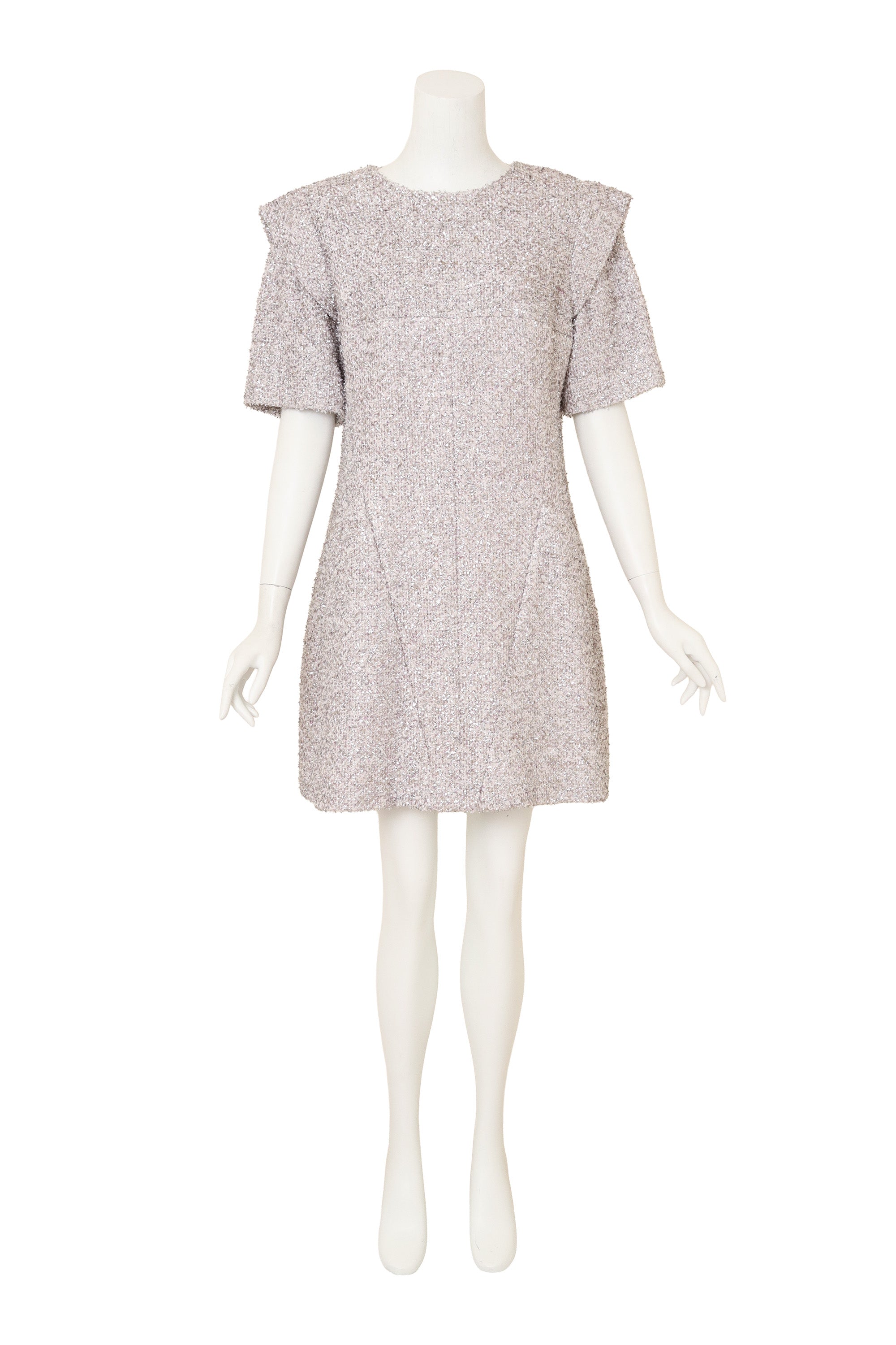 2018 S/S Couture Lamé Mini Dress by Chanel on mannequin @ Recess LA