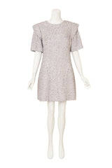 2018 S/S Couture Lamé Mini Dress by Chanel on mannequin @ Recess LA