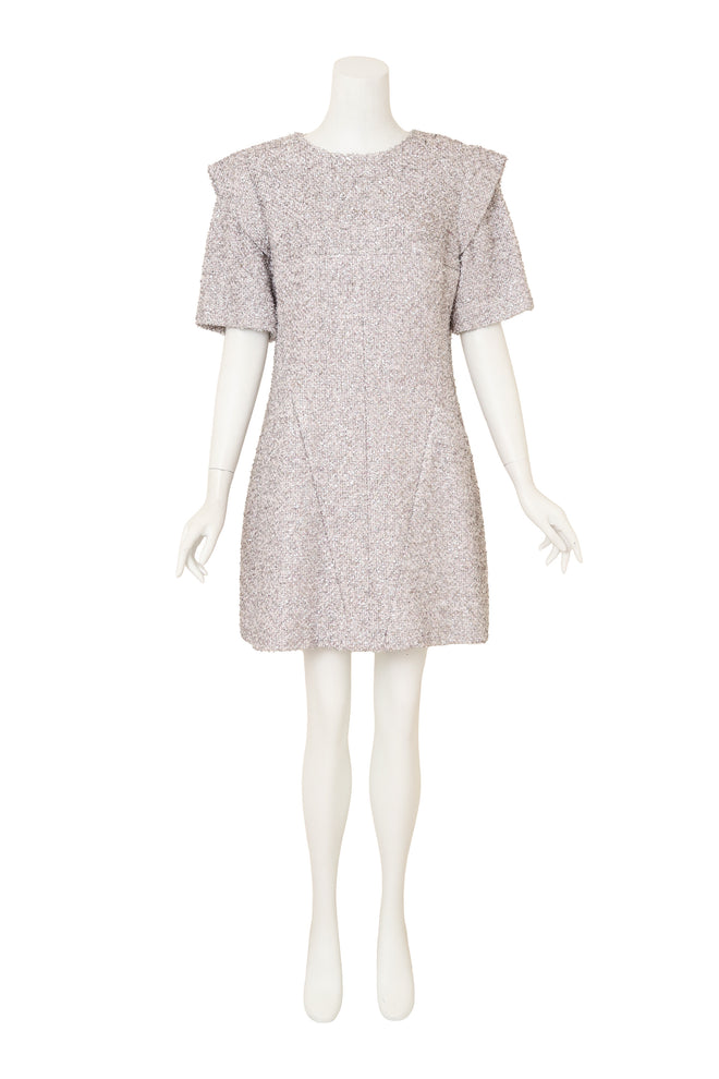 2018 S/S Couture Lamé Mini Dress by Chanel on mannequin @ Recess LA