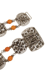 Filigree Bead Chain Belt hook back @ Recess LA