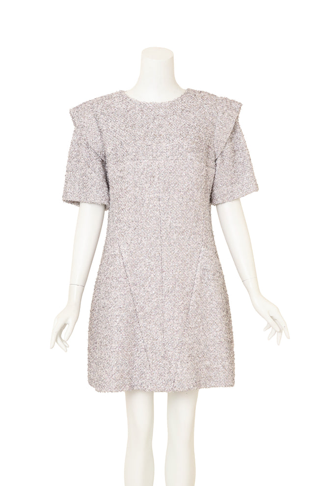 2018 S/S Couture Lamé Mini Dress by Chanel on mannequin @ Recess LA