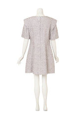 2018 S/S Couture Lamé Mini Dress by Chanel on back of mannequin @ Recess LA