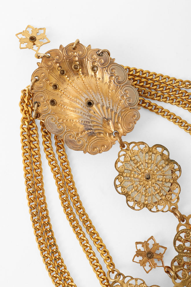 draped filigree necklace back @ Recess LA