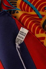Vintage Lanvin Japanese Maple Leaf Scarf  label @ Recess LA