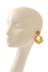 hoop drop earrings by Clara Studio on mannequin @ Recess LA