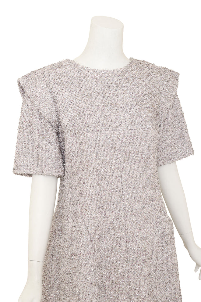 2018 S/S Couture Lamé Mini Dress by Chanel on mannequin @ Recess LA