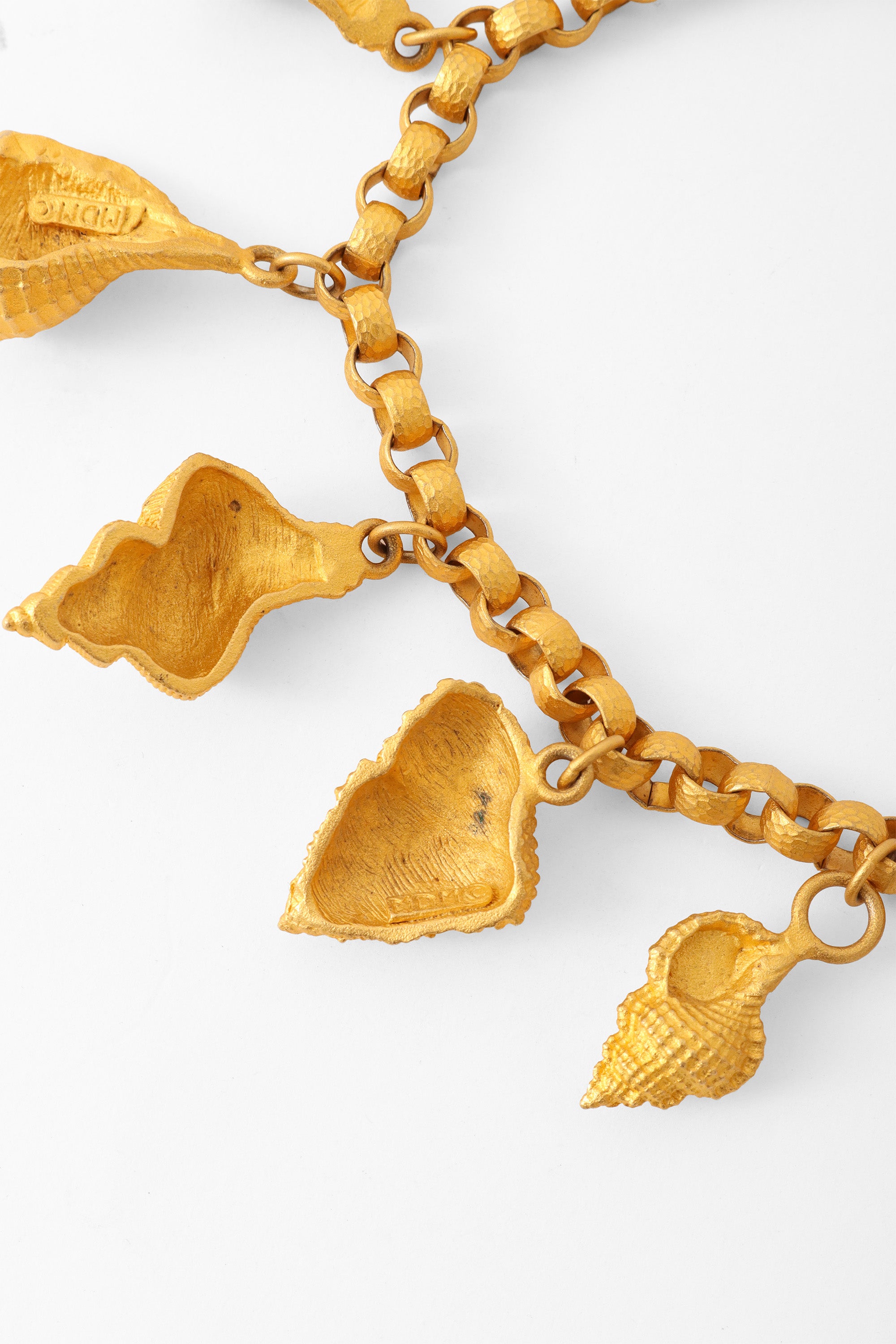 Seashell Charm Collar Necklace back @ Recess LA 