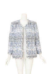 2018 S/S Tweed Waterfall Jacket by Chanel on mannequin @ Recess LA