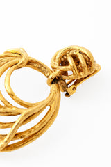 hoop drop earrings by Clara Studio close up @ Recess LA