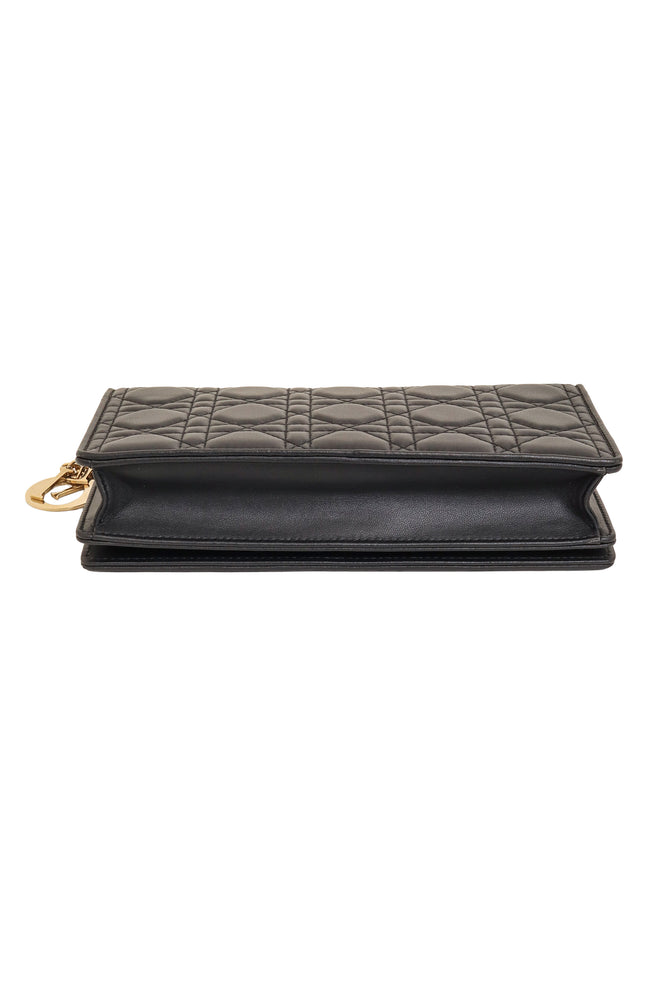 Christian Dior Cannage Charm Pouch Bag bottom @ Recess LA