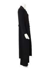 Vintage Sonia Rykiel Longline Maxi Jacket & Pants Set side @ Recess LA