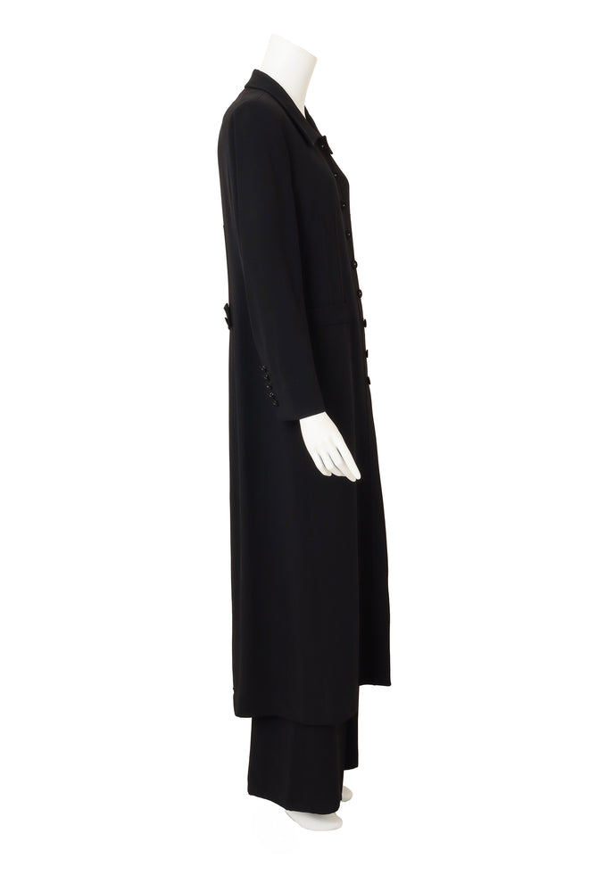 Vintage Sonia Rykiel Longline Maxi Jacket & Pants Set side @ Recess LA