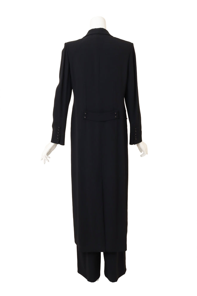 Vintage Sonia Rykiel Longline Maxi Jacket & Pants Set back @ Recess LA