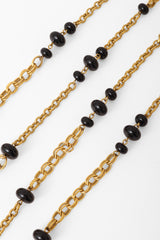 bead chain necklace by Karl Lagerfeld close @ Recess LA
