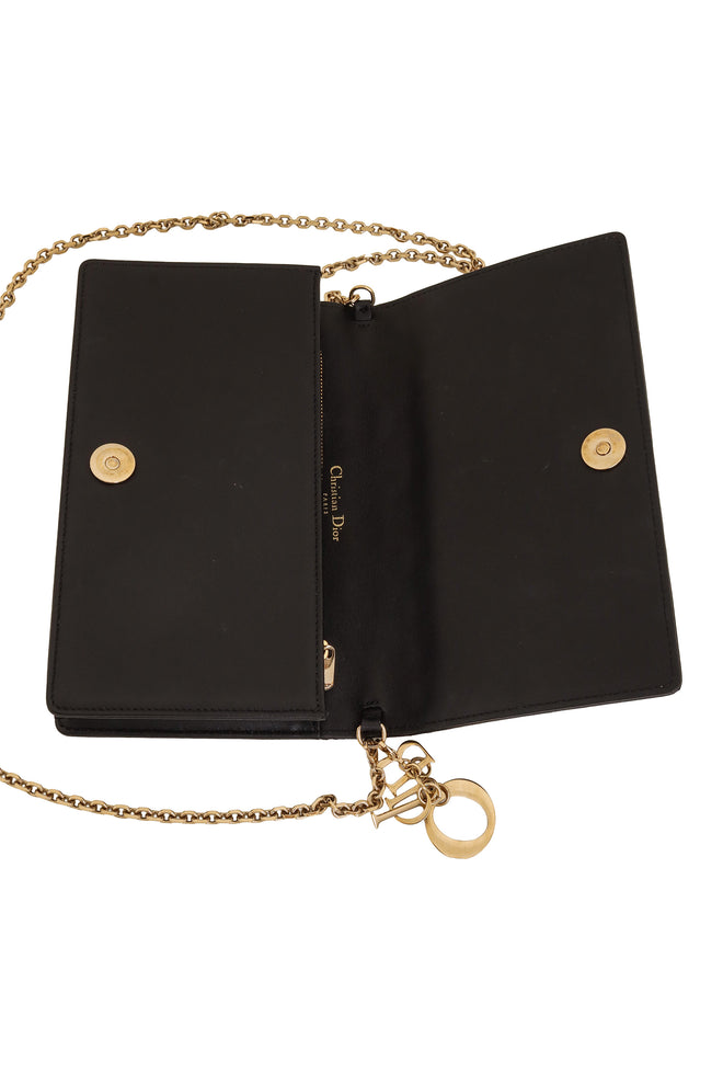 Christian Dior Cannage Charm Pouch Bag open @ Recess LA
