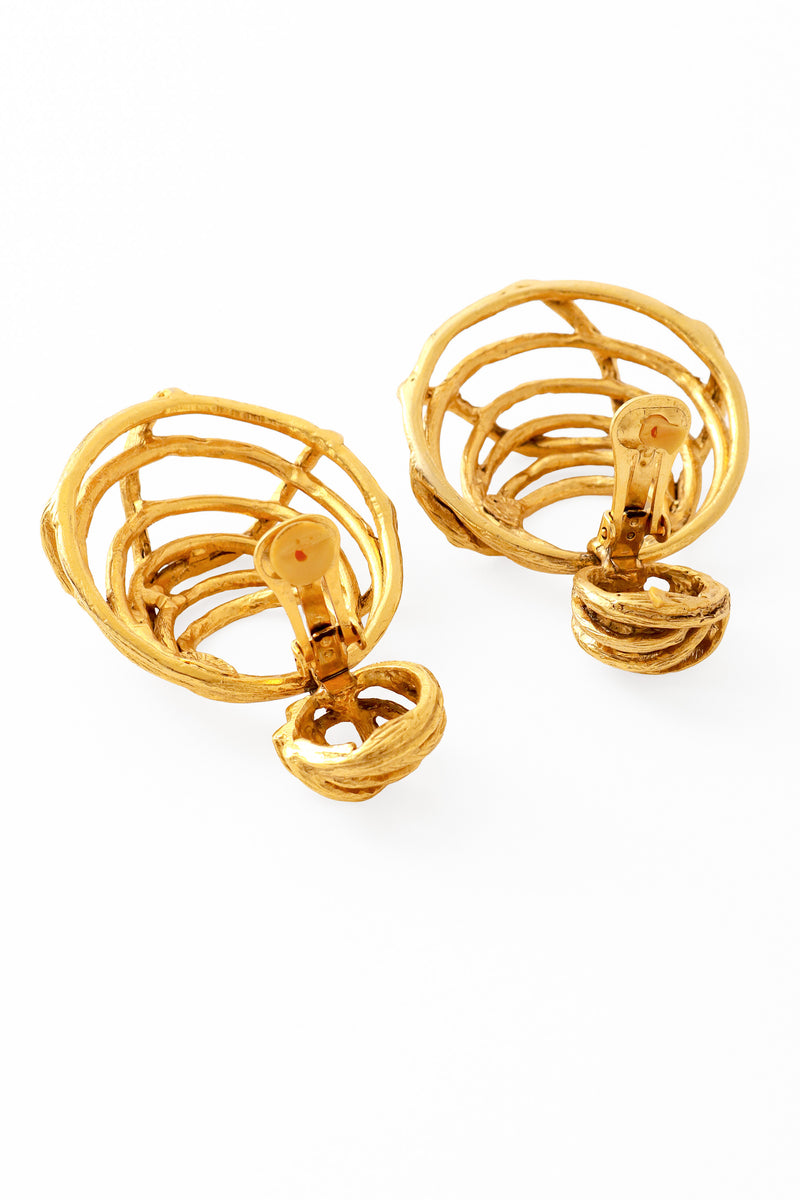 hoop drop earrings by Clara Studio backs open @ Recess LA