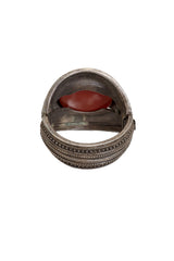 Filigree Cabochon Cuff Bracelet interior at Recess LA