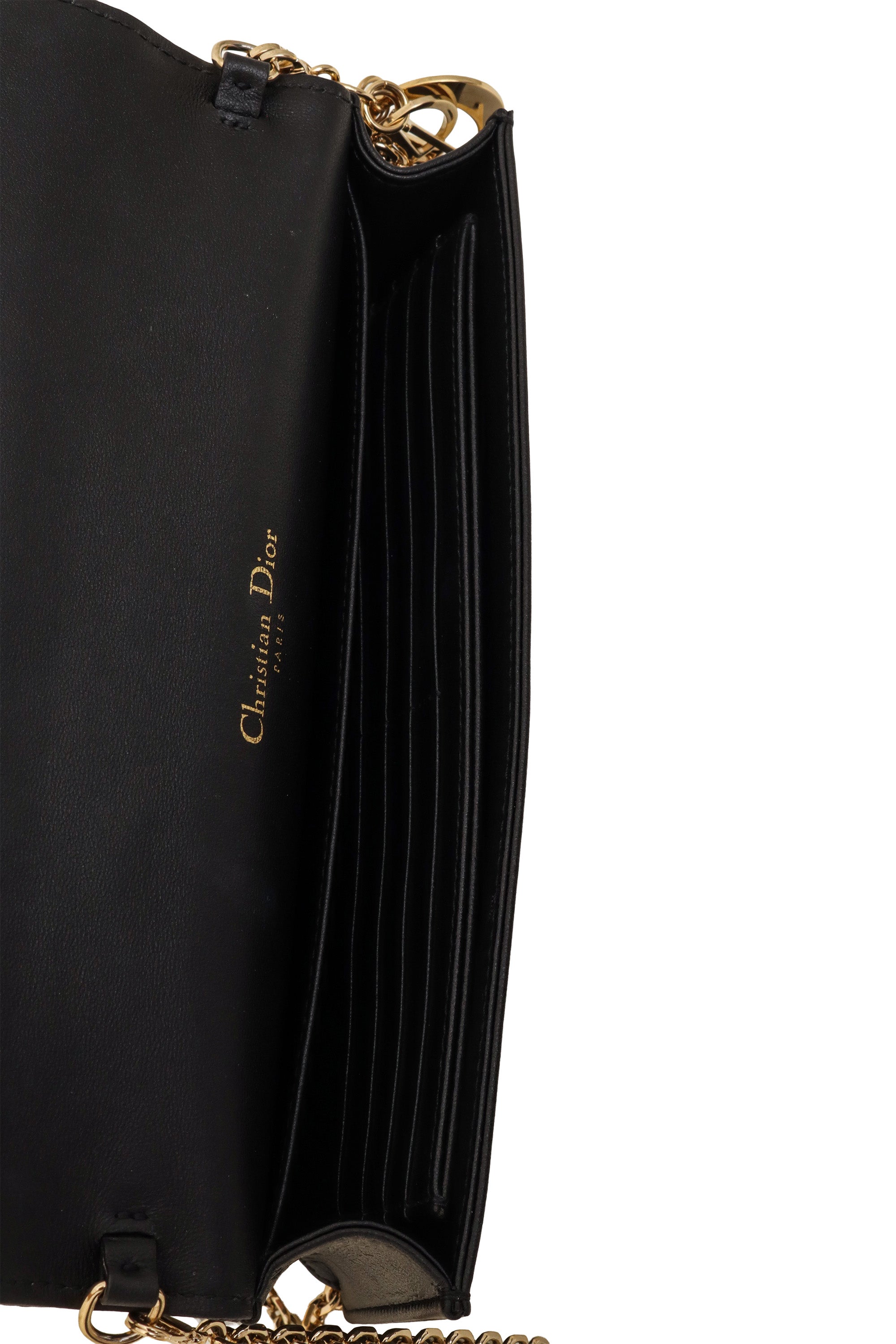 Christian Dior Cannage Charm Pouch Bag inside @ Recess LA
