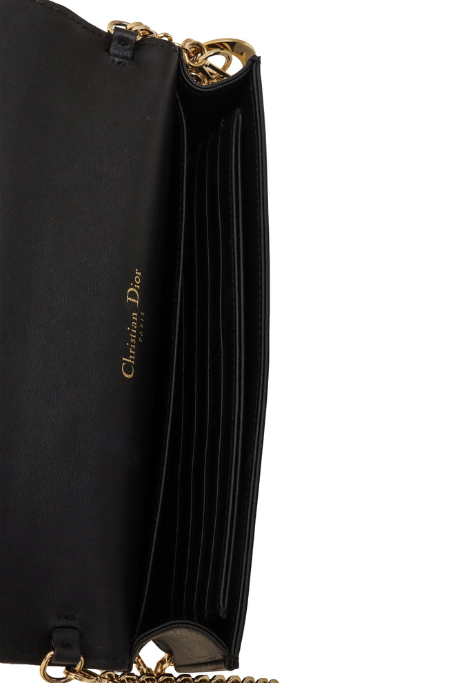 Christian Dior Cannage Charm Pouch Bag inside @ Recess LA