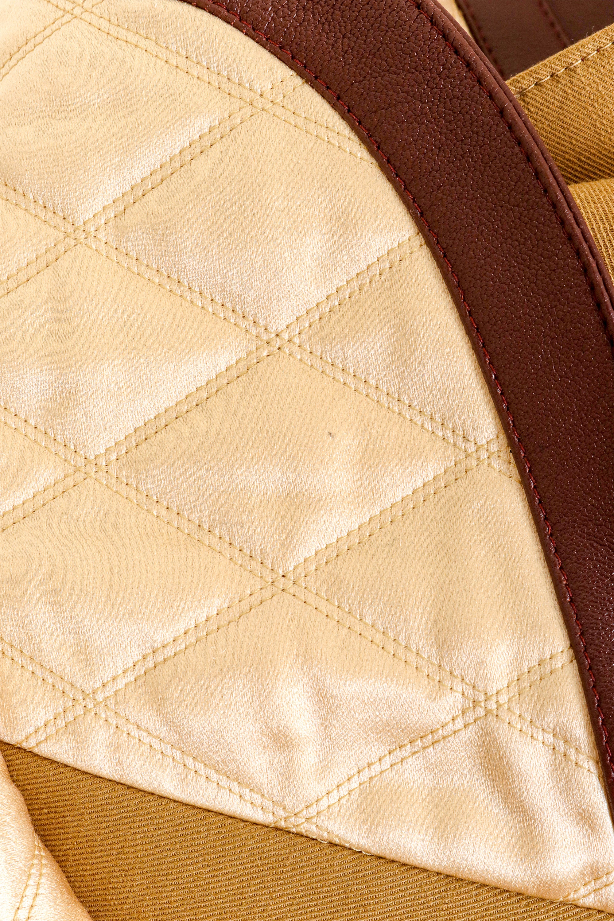 Leather Canvas Colorblock Coat by Louis Vuitton mark 1 @ Recess LA