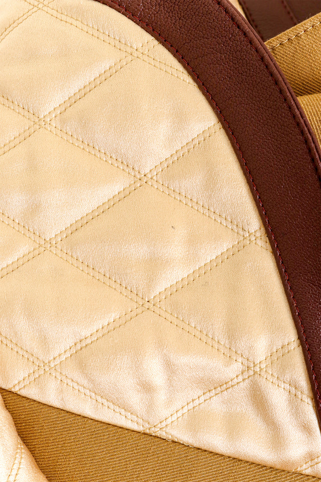 Leather Canvas Colorblock Coat by Louis Vuitton mark 1 @ Recess LA