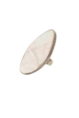 Flat Pearlescent Shell Ring @ Recess LA