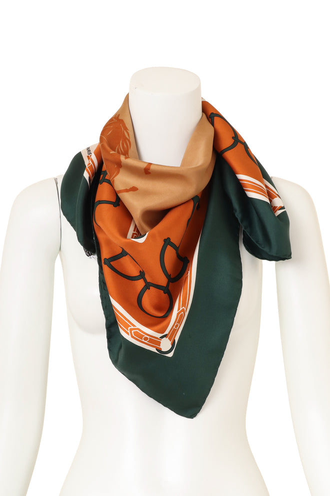CELINE Horse Bit And Carriage Scarf on mannequin @ Recess LA 