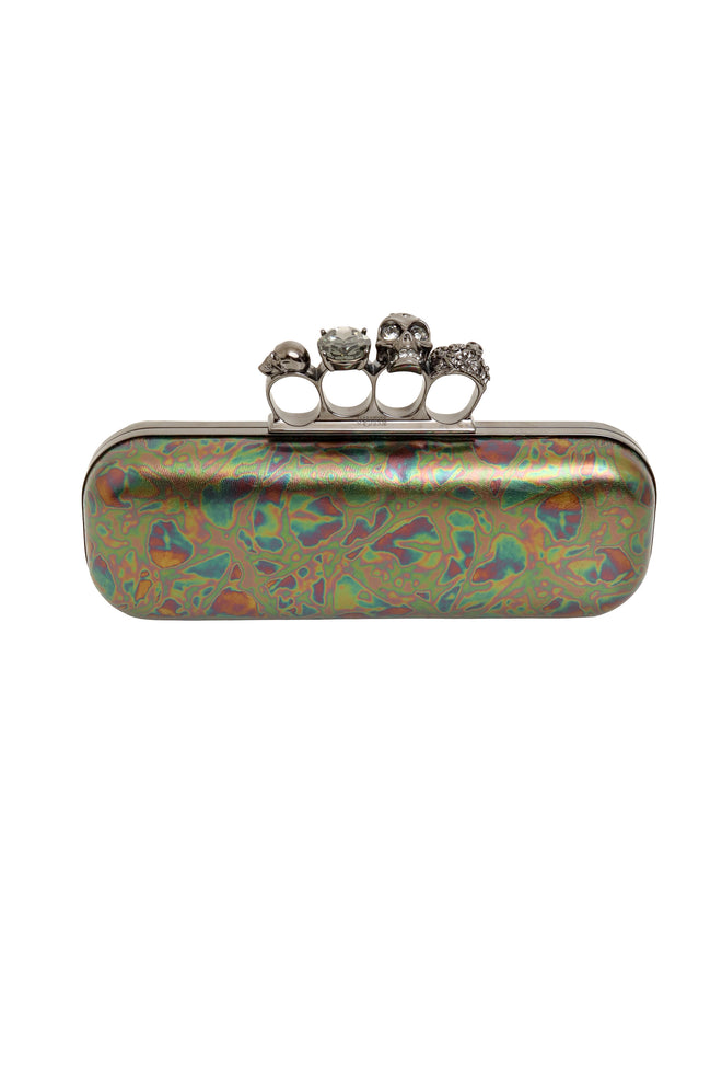 Oil Slick Knuckle Clutch by Alexander McQueen @ Recess LA
