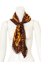 Vintage Roberta Di Camerino Baroque Animal Print Scarf on mannequin @ Recess LA 
