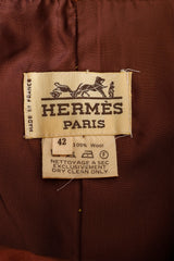 Vintage Hermes High Waisted Pencil Skirt label @ Recess LA