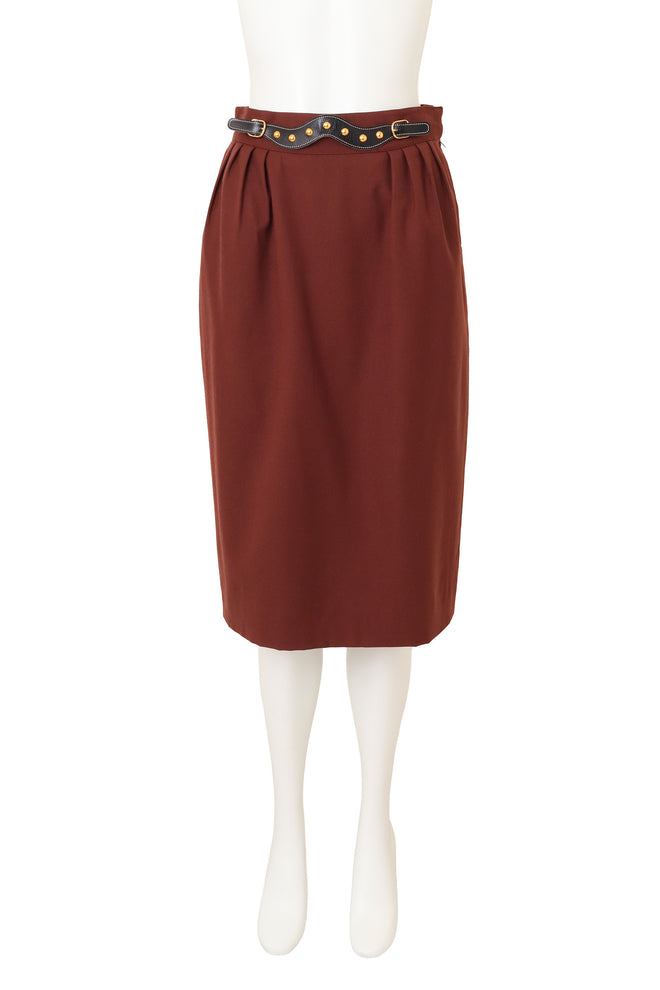 Vintage Hermes High Waisted Pencil Skirt @ Recess LA