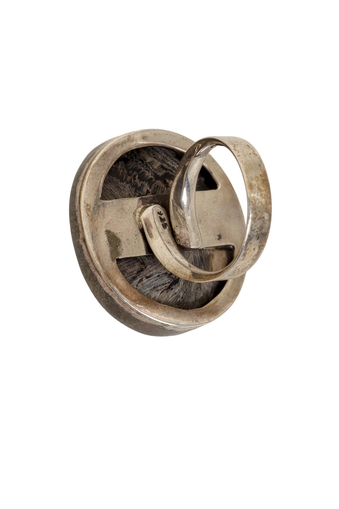 Sterling Pearl Shell Ring 925 stamp @ Recess LA