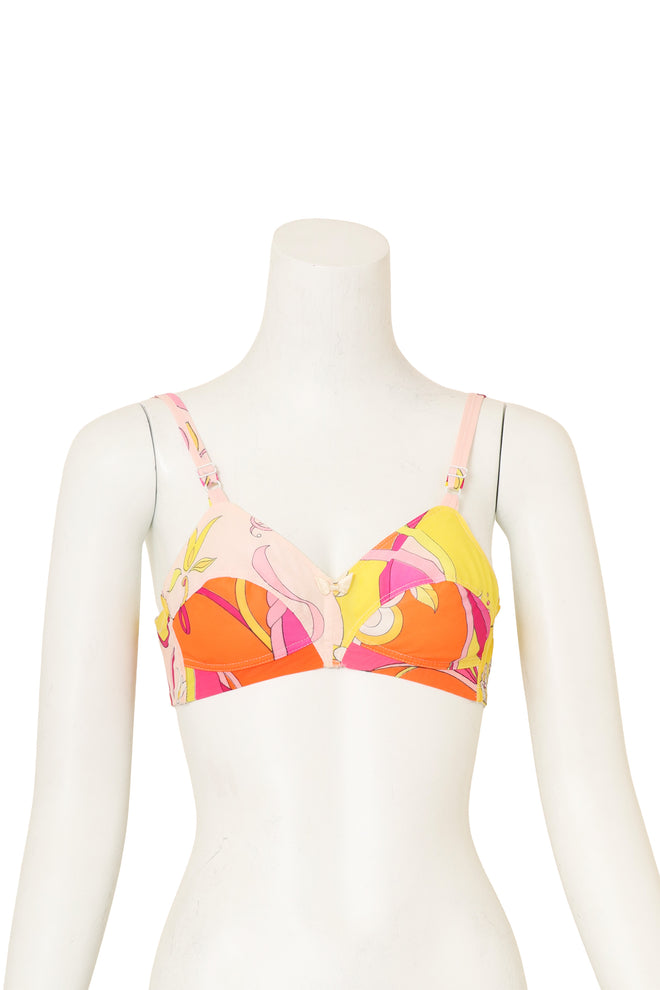 Mod print bra top by Pucci on mannequin @ Recess LA
