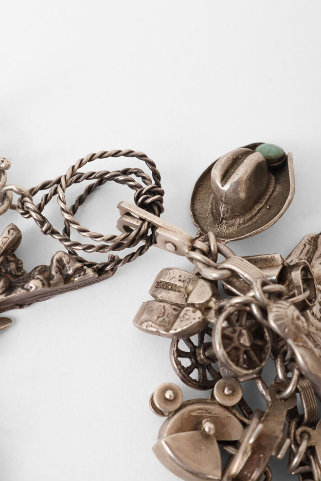 Sterling Souvenir Charm Bracelet more  charm details @ Recess LA 