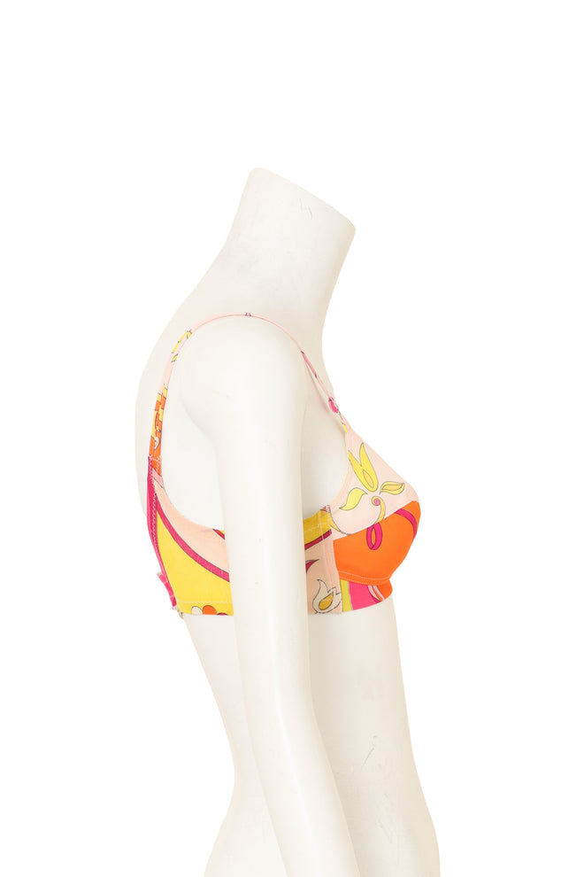Mod print bra top by Pucci on side mannequin @ Recess LA