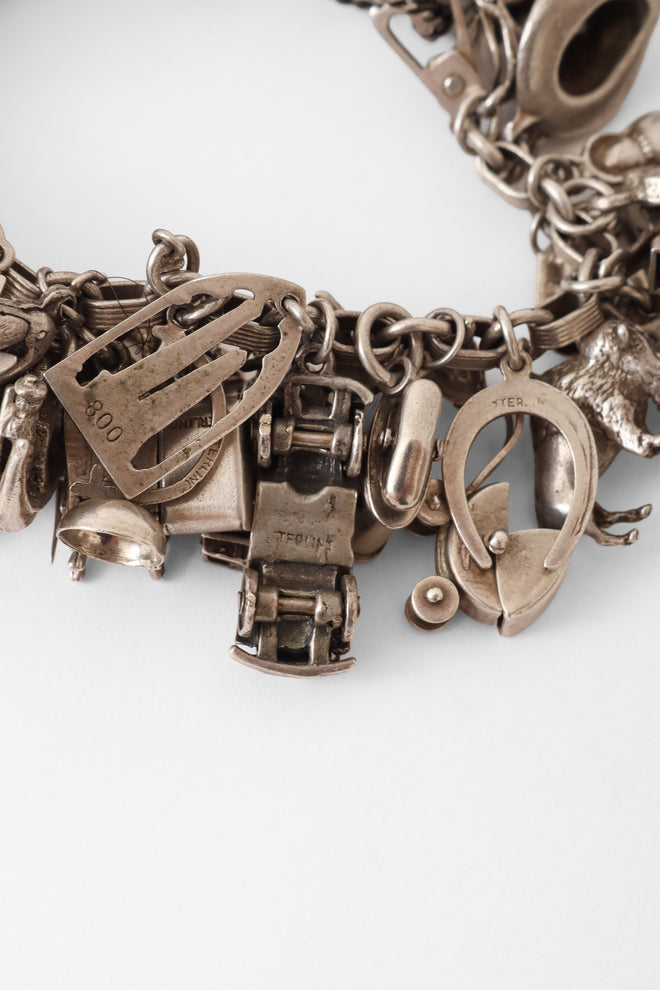 Sterling Souvenir Charm Bracelet charm details @ Recess LA 